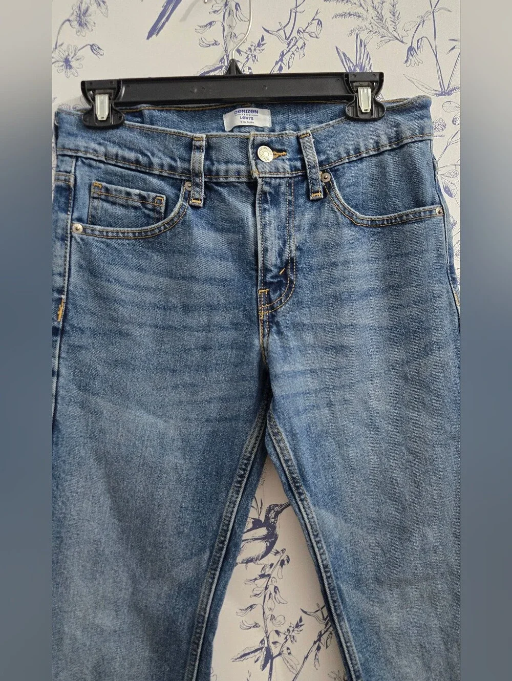 Denizen from Levi's Slim Straight Denim Jeans in Medium Blue